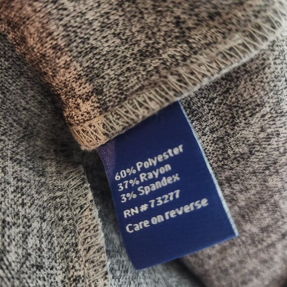 Apt 9 Dress Womens Size 8 Solid All Grey Gray Sleeveless Zip Back Pencil - Picture 6 of 7